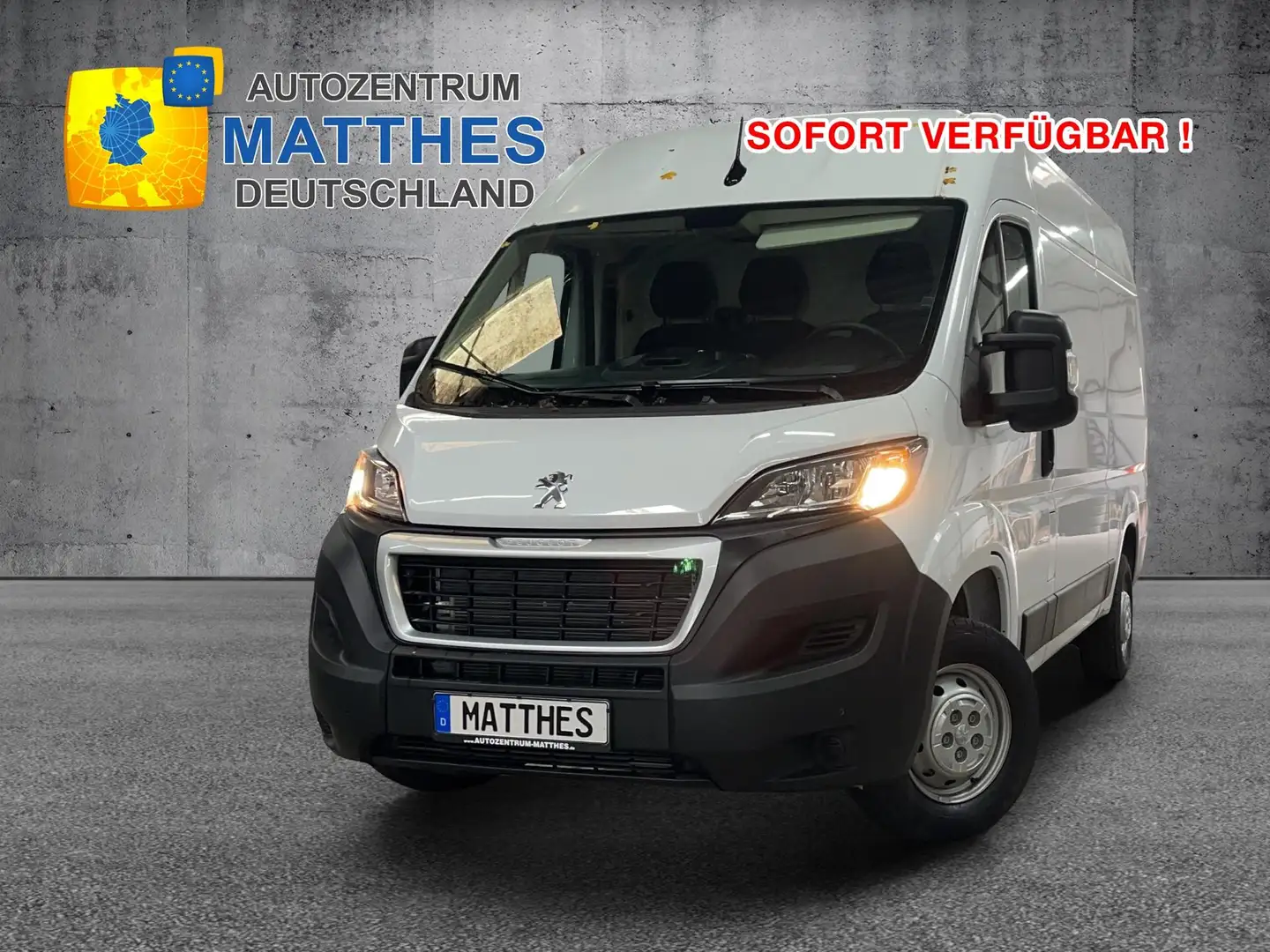 Peugeot Boxer FT L2H2: SOFORT+ Parkhilfe+ Klima+ Tempomat+ Ra... Weiß - 1