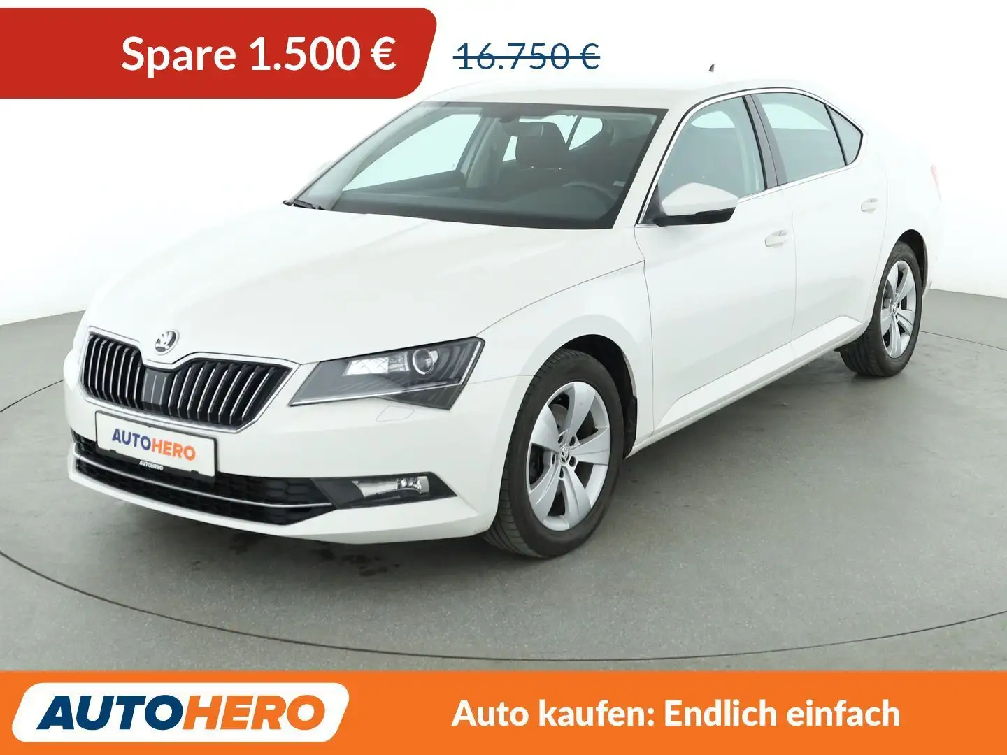 Skoda Superb 2.0 TDI Ambition *BI-XENON*TEMPO*PDC* Weiß - 1