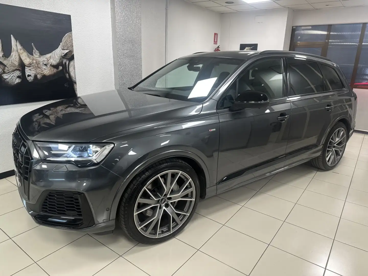 Audi Q7 50 TDI S line quattro Gris - 1