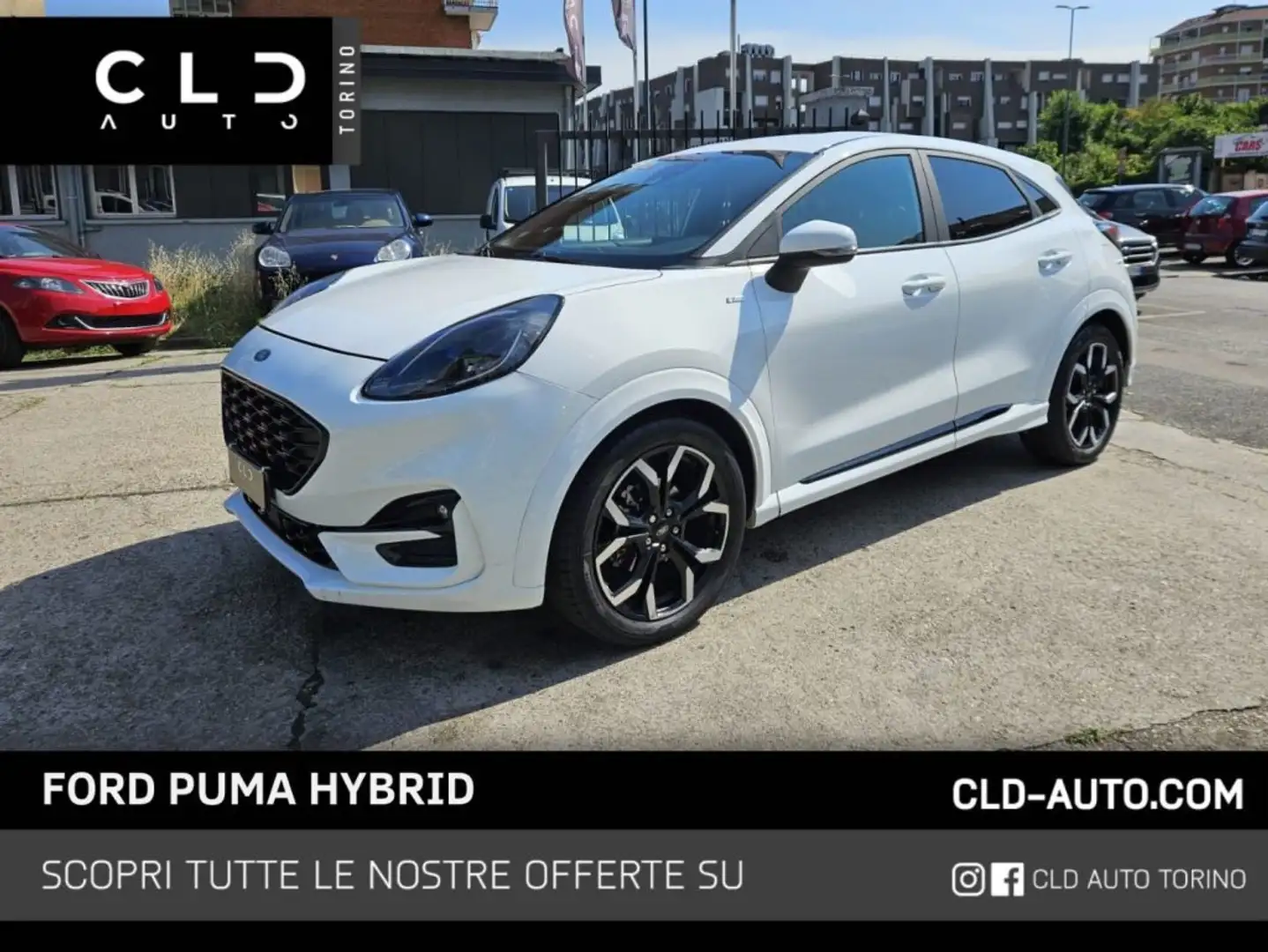 Ford Puma 1.0 EcoBoost Hybrid 125 CV S&S ST-Line Bianco - 1