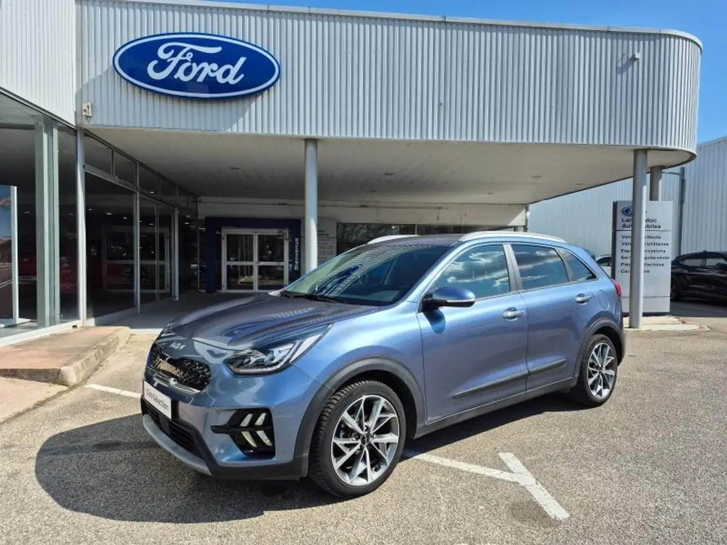 Kia Niro 1.6 GDi 105ch ISG + électrique 43.5ch Lounge DCT6  Bleu - 2