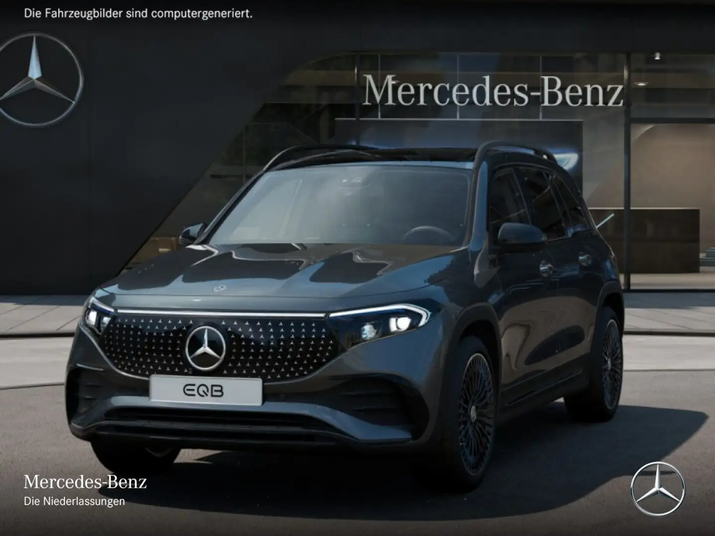 Mercedes-Benz EQB 250 AMG+NIGHT+PLUS-PAKET+AHK+PANO+360+MEMORY Grau - 2