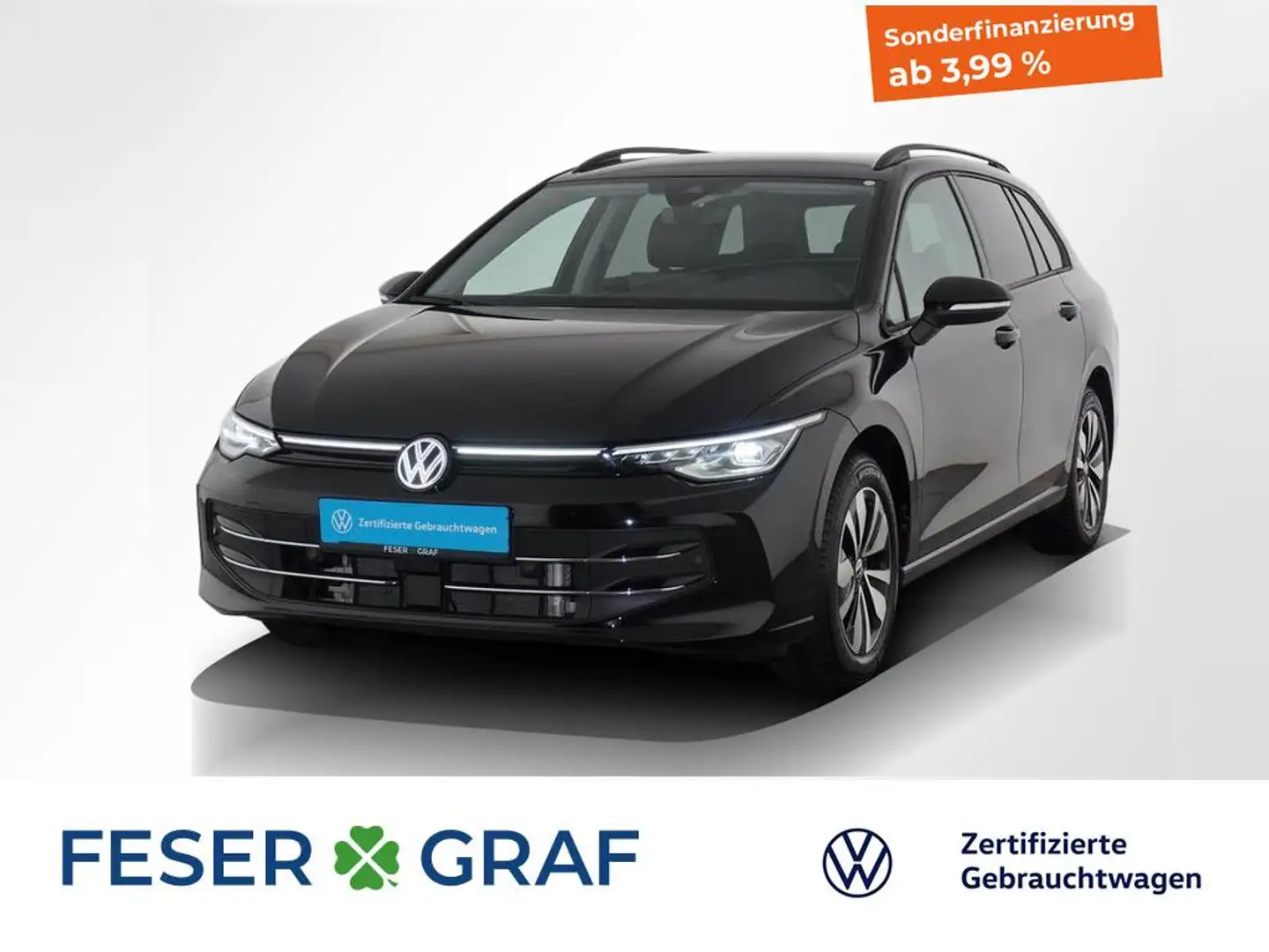 Volkswagen Golf 1.5 TSI Goal AHK Navi Kamera Side-Assist Schwarz - 1