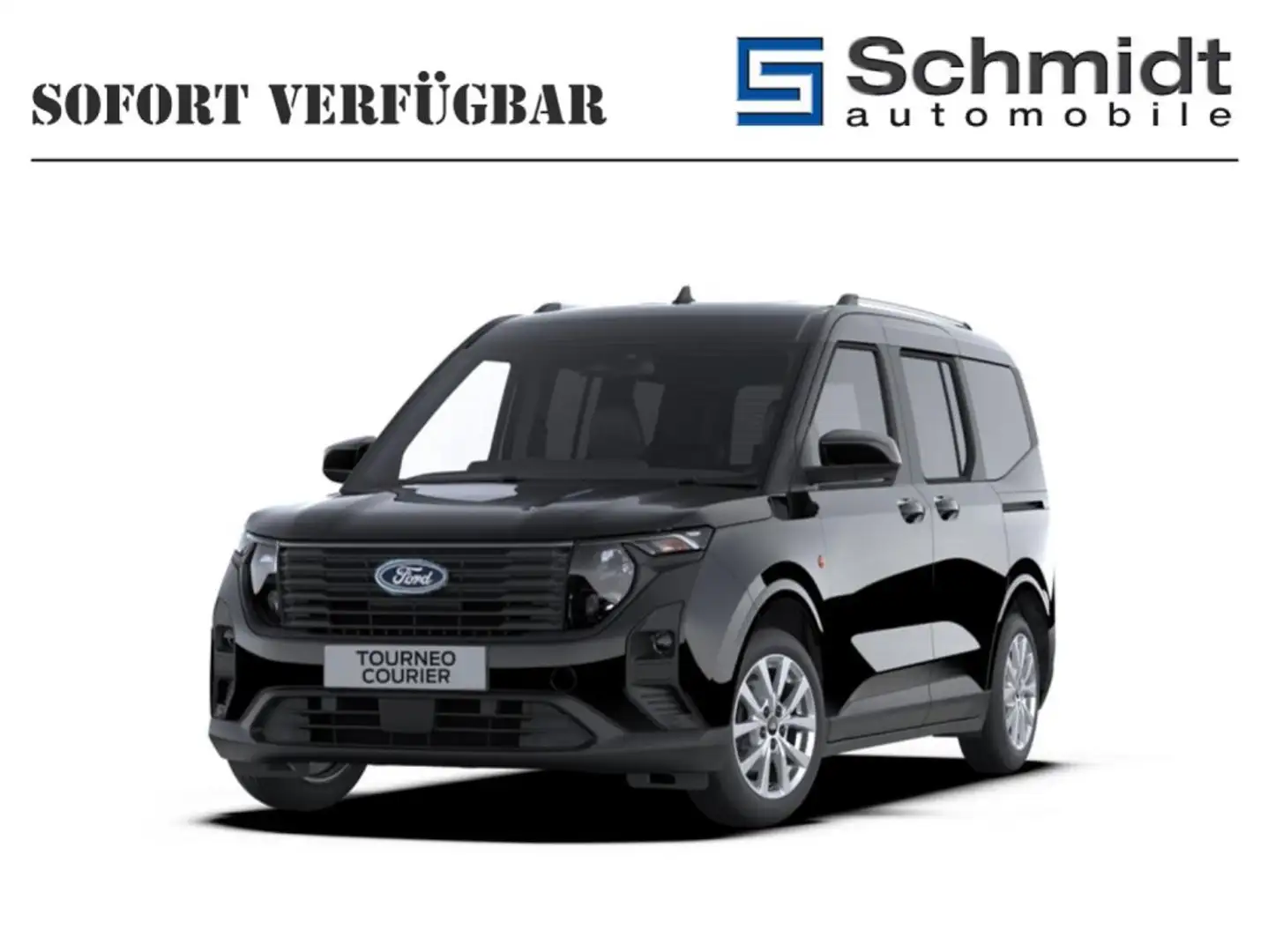 Ford Transit Courier Tourneo Courier Titanium 1,0L Eboost 125PS A FWD Schwarz - 1