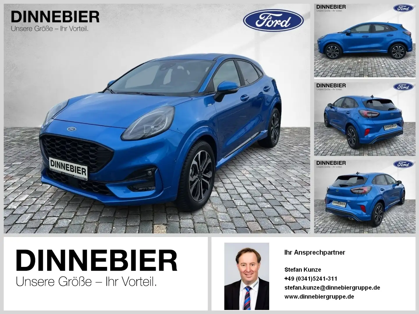Ford Puma ST-Line LED+Kamera+Allwetter+Winterpaket Bleu - 1