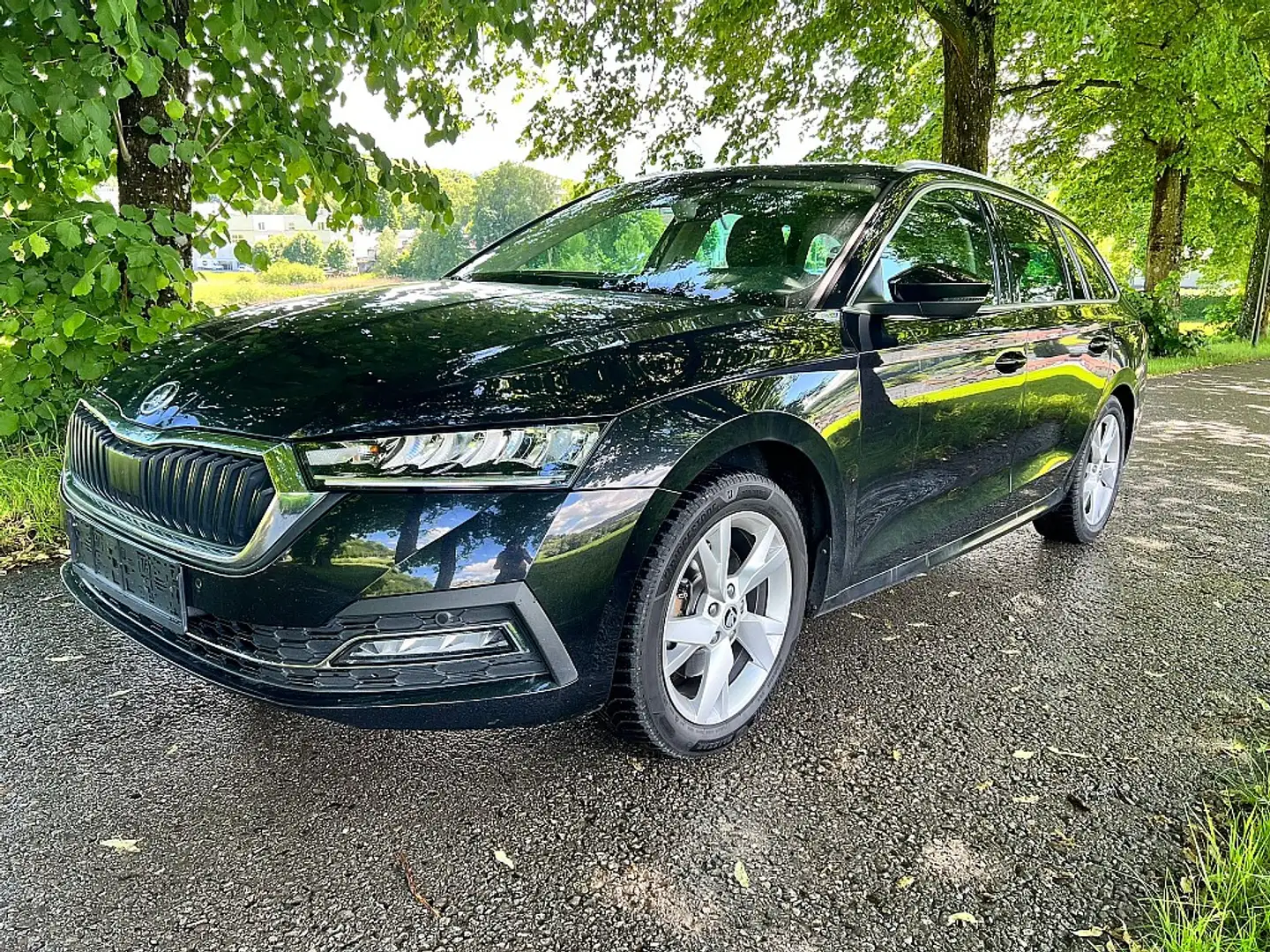 Skoda Octavia Combi 2,0 TDI 4x4 Style DSG Schwarz - 1