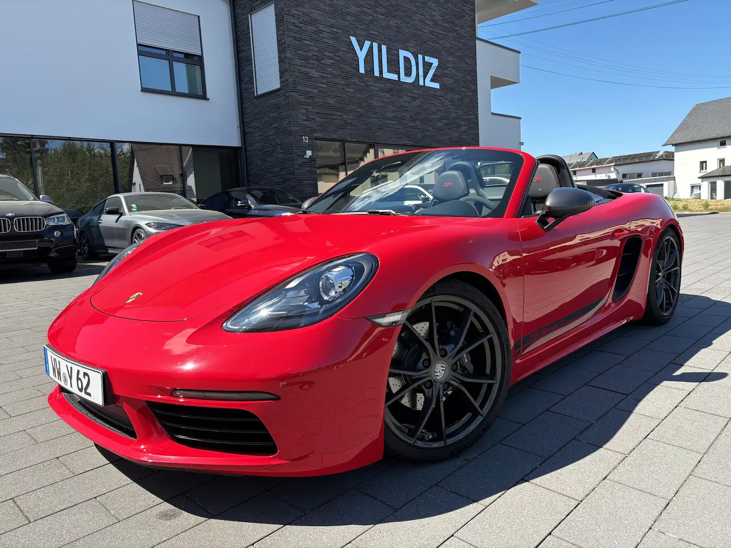 Porsche Boxster T PDK *Carbon Schalensitze *Techart Czerwony - 1