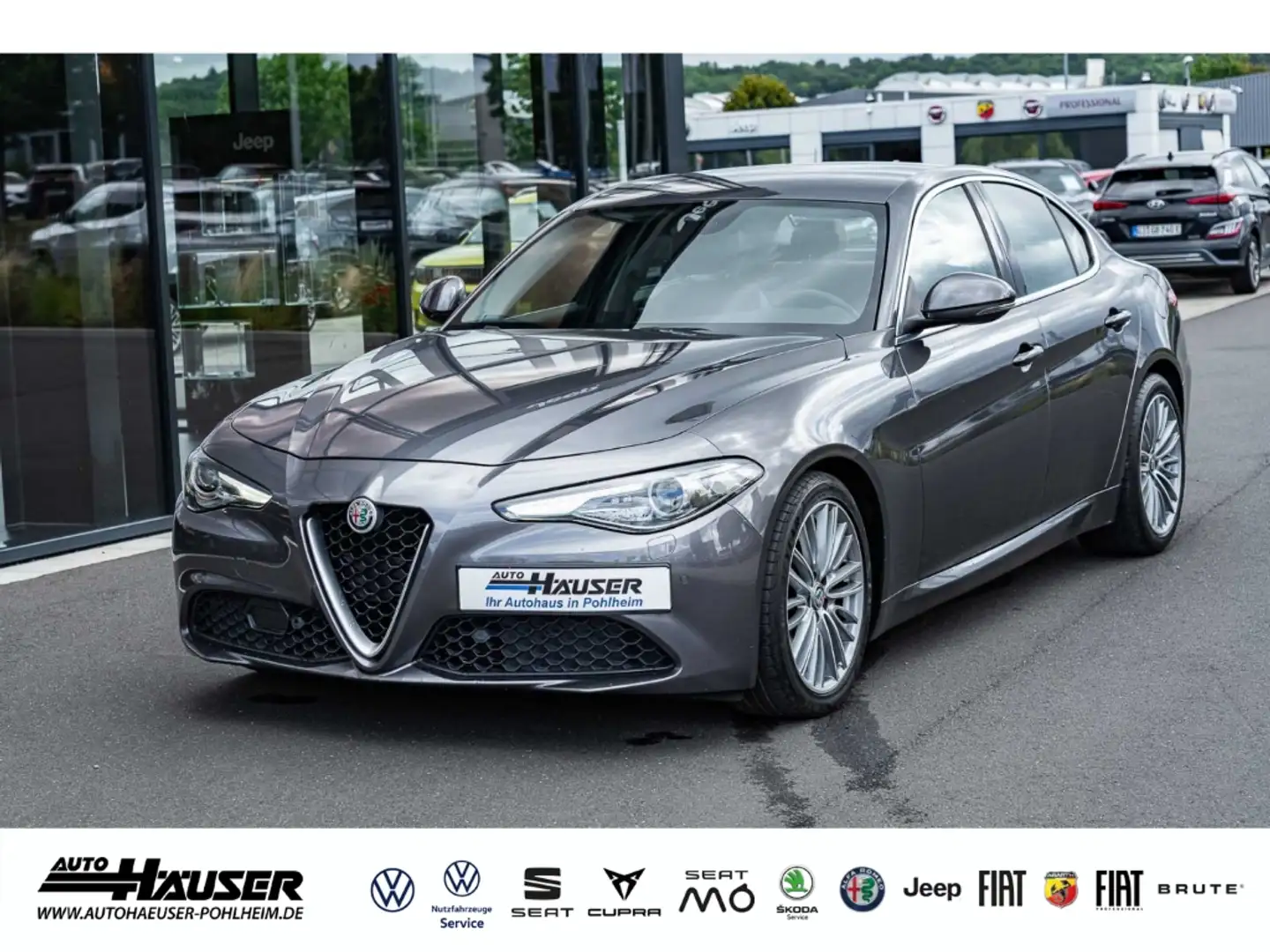 Alfa Romeo Giulia Super 2.2 Diesel AT8 NAVI BI-XENON TEMPOMAT PDC Szürke - 1
