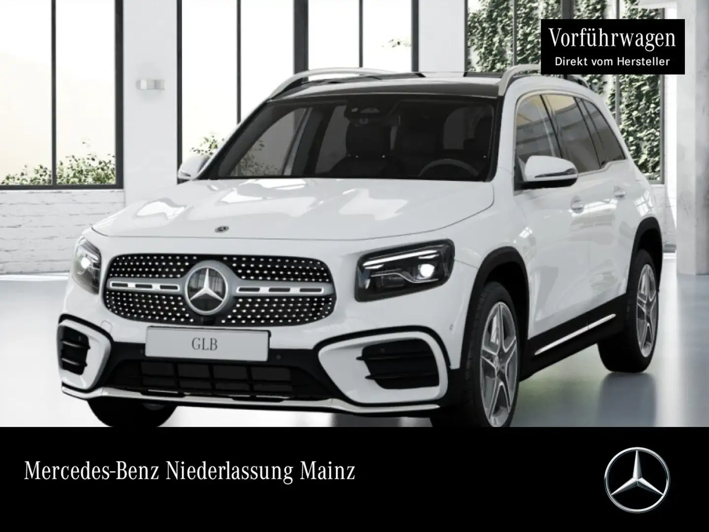 Mercedes-Benz GLB 200 AMG+PANO+360°+MULTIBEAM+TOTW+KEYLESS+7G Weiß - 1