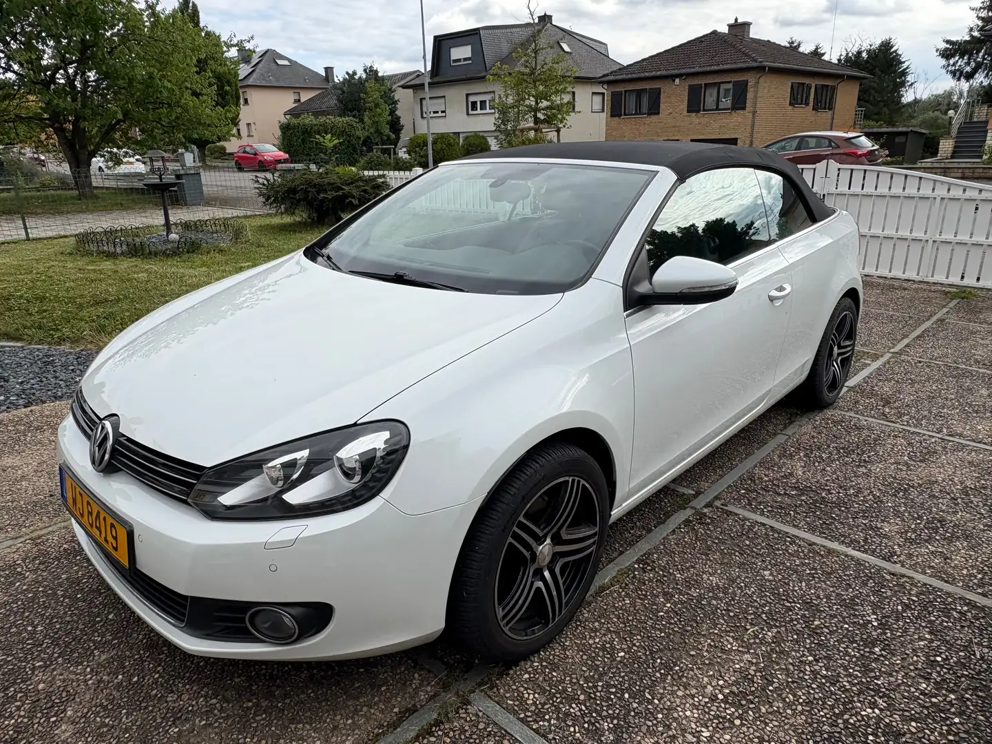Volkswagen Golf Cabriolet Blanc - 2