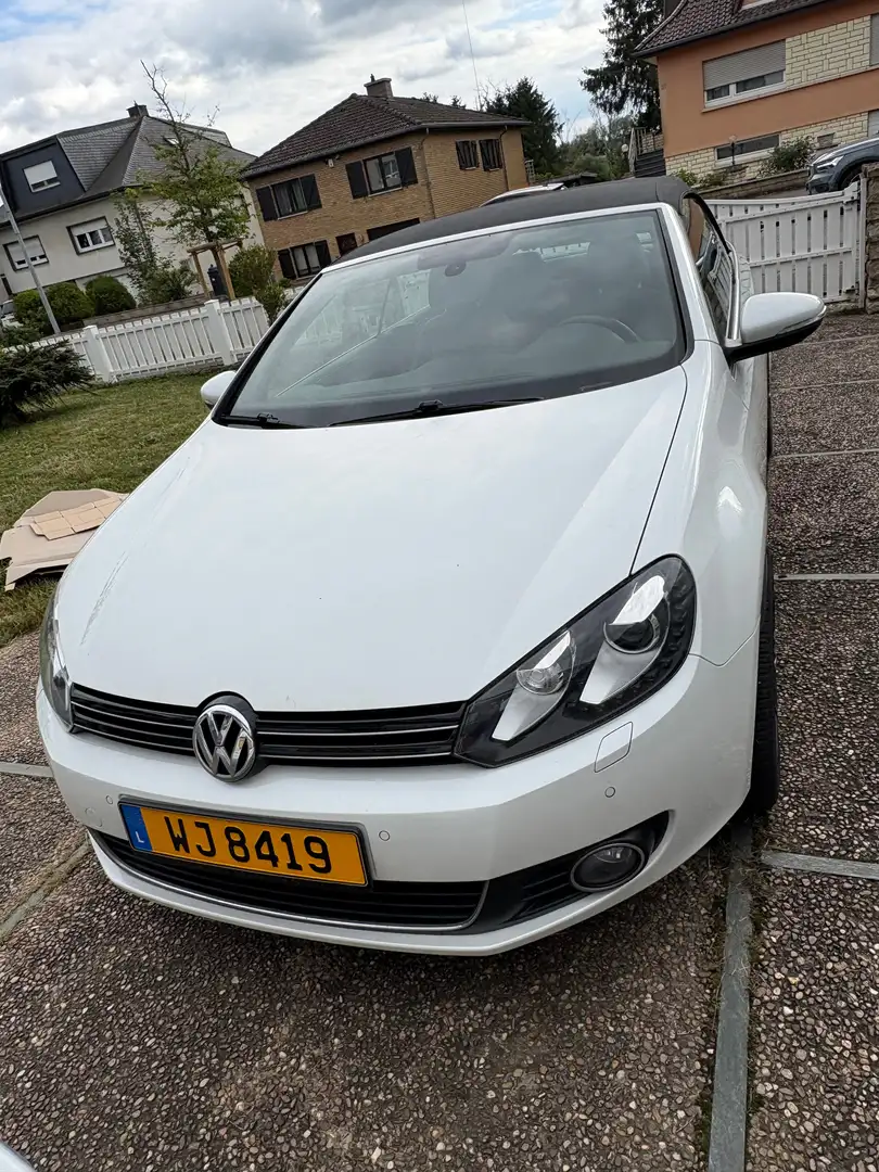 Volkswagen Golf Cabriolet Blanc - 1