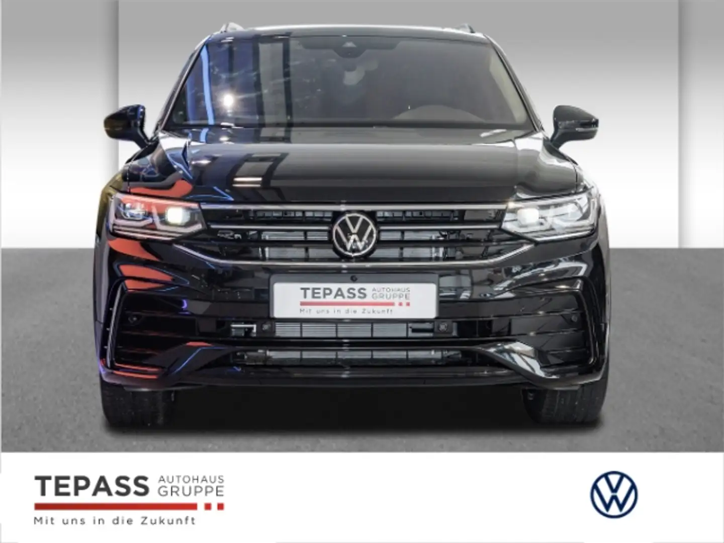 Volkswagen Tiguan Allspace 2.0 TDI R-Line MATRIX PANO AHK Schwarz - 2