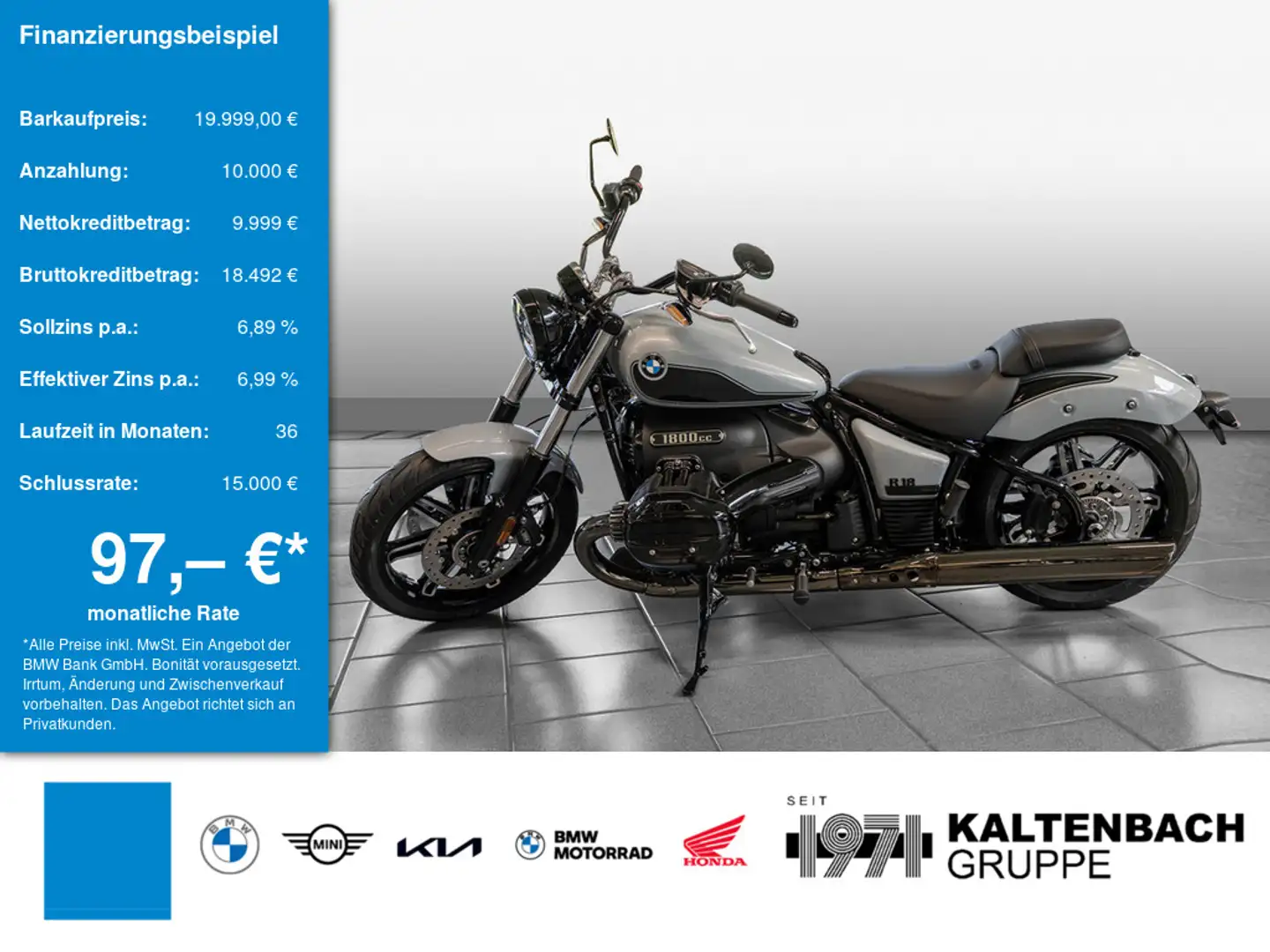 BMW R 18 KOMFORT-P. GRIFFHEIZUNG LED SCHEINWERFER Gris - 1