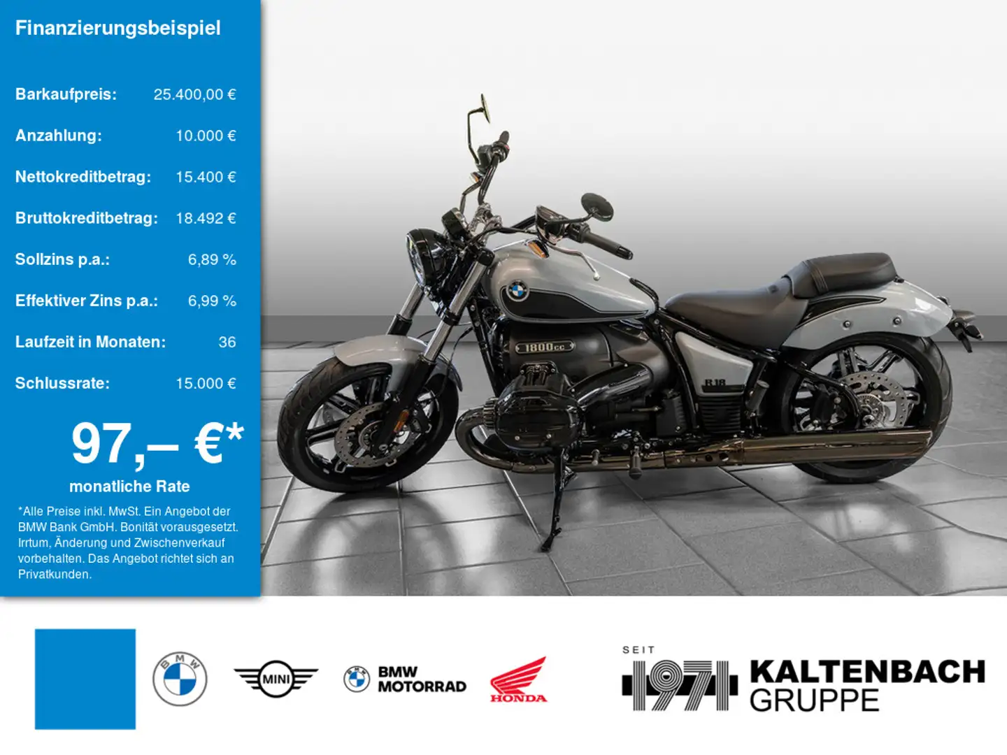 BMW R 18 KOMFORT-P. GRIFFHEIZUNG LED SCHEINWERFER Gris - 1