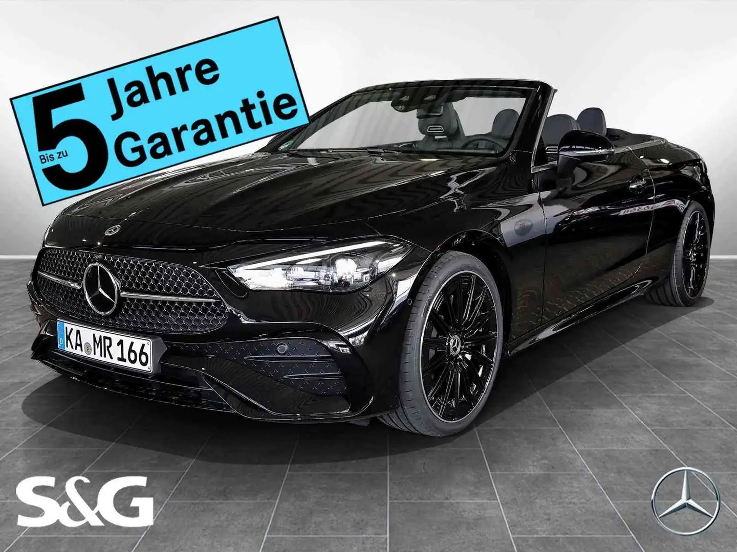 Mercedes-Benz CLE 300 4M Cabrio AMG 360°+DIG-LED+AHK+Distronic Schwarz - 1