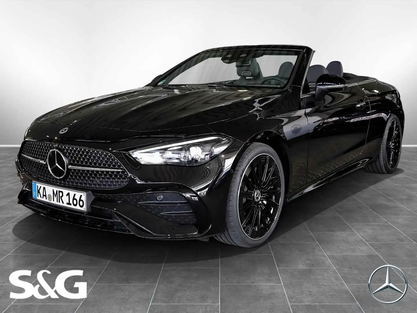 Mercedes-Benz CLE 300 4M Cabrio AMG 360°+DIG-LED+AHK+Distronic Schwarz - 1