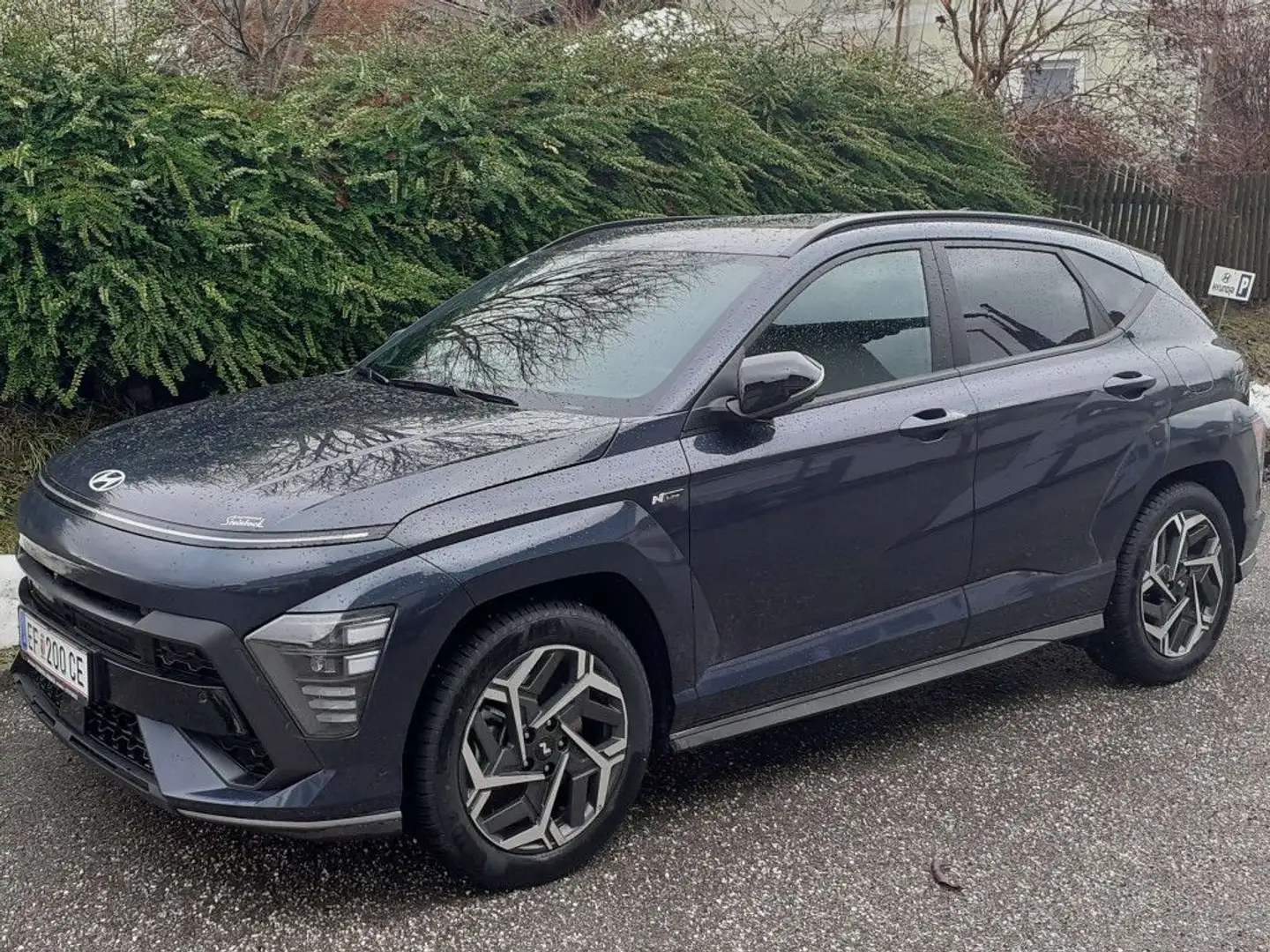 Hyundai KONA 1,6 T-GDi 4WD N-Line DCT Aut. Blau - 1