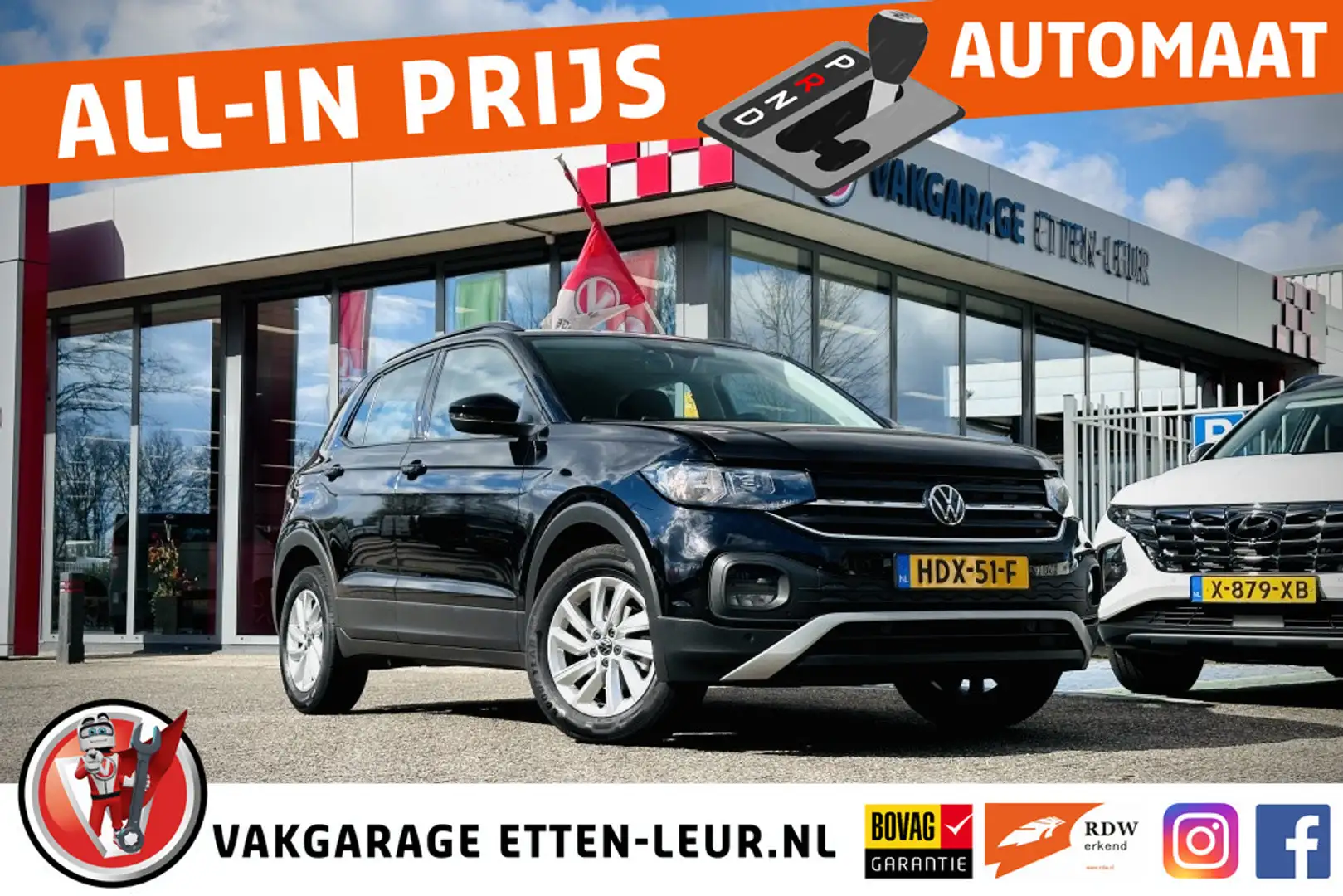 Volkswagen T-Cross 1.0 TSI Life / CAMERA / APPLE + ANDROID / STOELVER Noir - 1