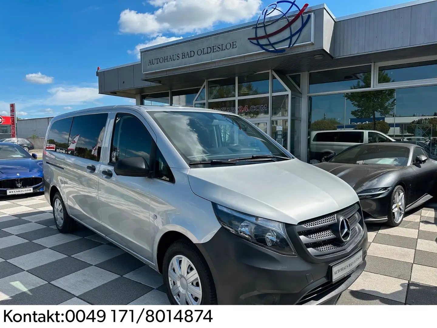 Mercedes-Benz Vito Mixto, CDI/BT lang,5 Sitzer,Klima,AHK Silber - 1
