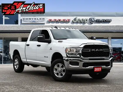 White 2023 RAM 3500 Pickup Truck Four-Wheel Drive Automatic