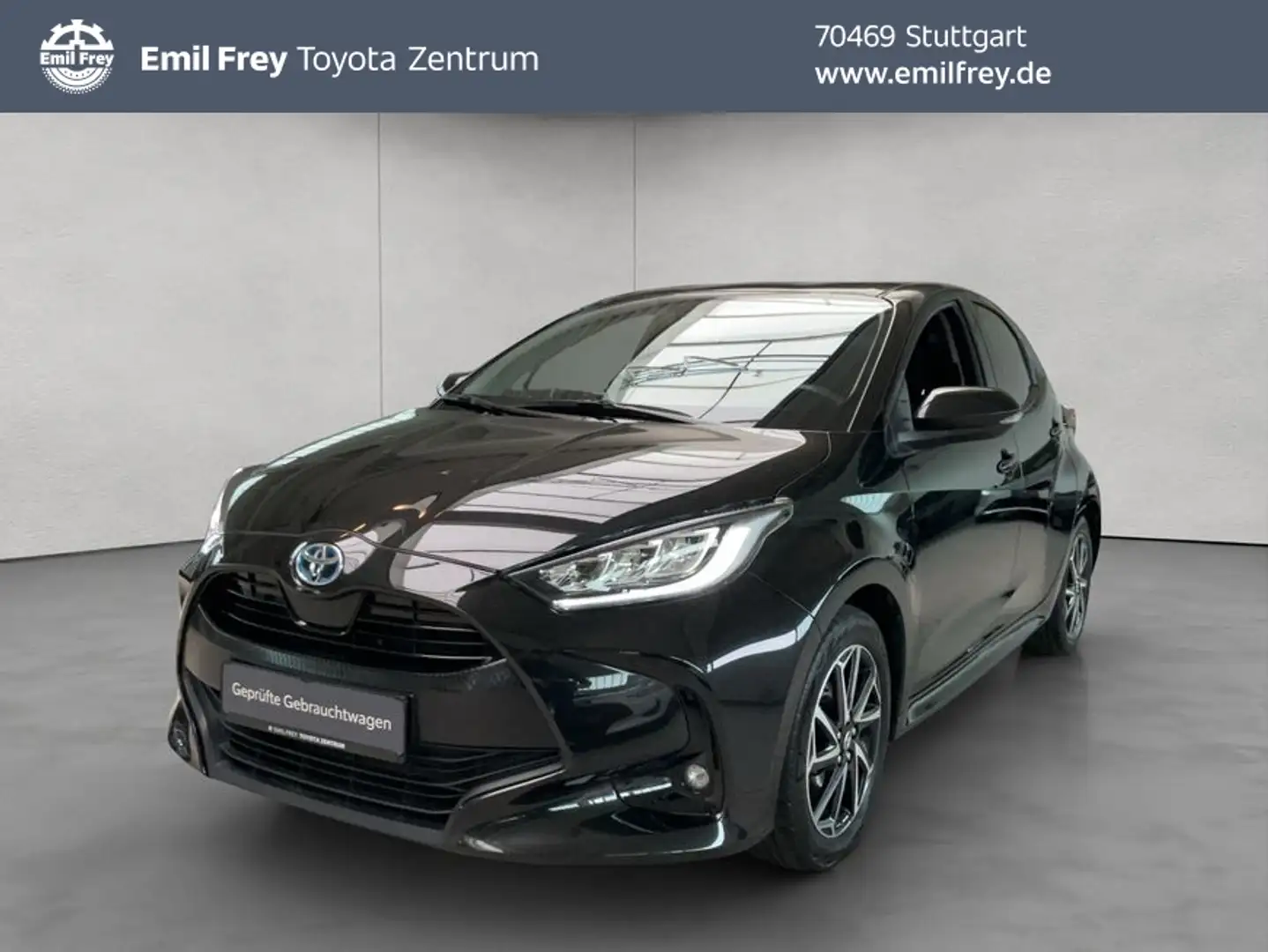 Toyota Yaris Hybrid 1.5 VVT-i Team D /LED/Comf.P/Appel+An Schwarz - 1