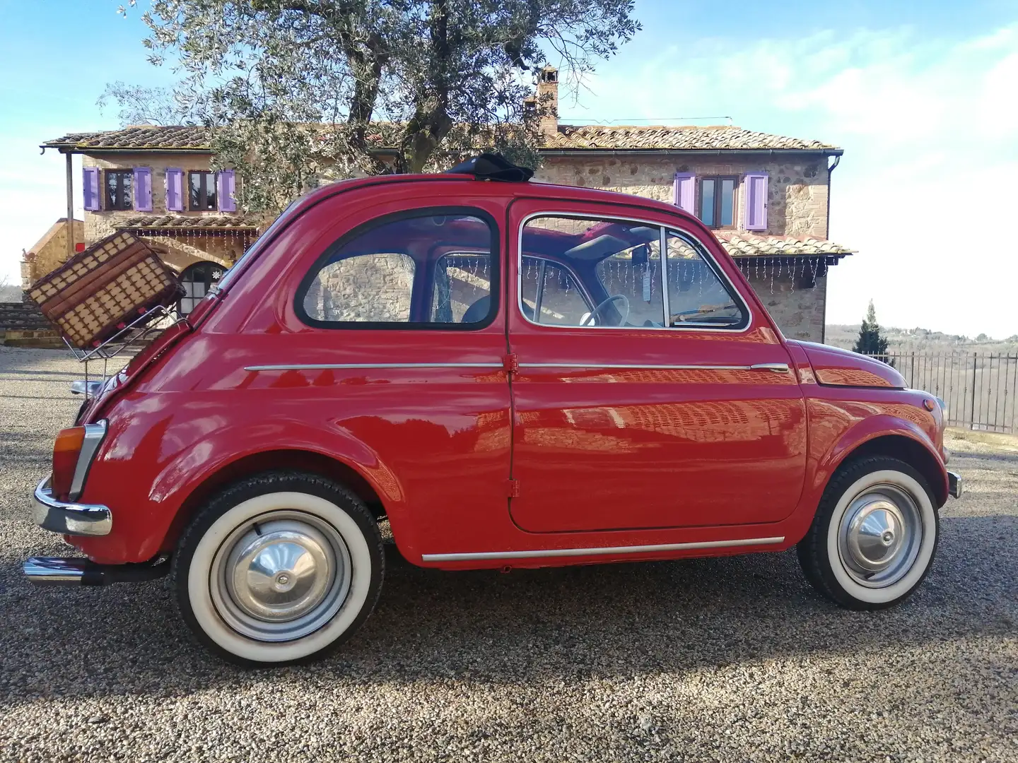 Fiat 500 D -1963- Tasformabile- Targa Oro ASI - Rosso - 2