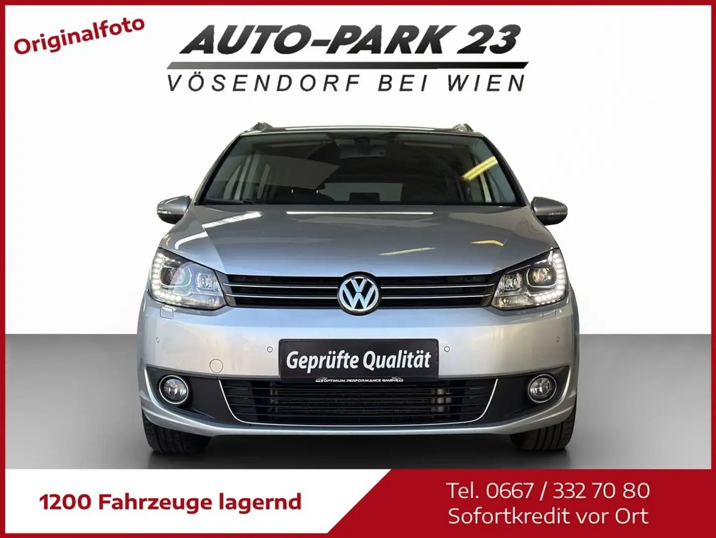 Volkswagen Touran Highline 2,0 TDI DSG**NEUES-PICKERL 2/2027*MOD2012 Silber - 2