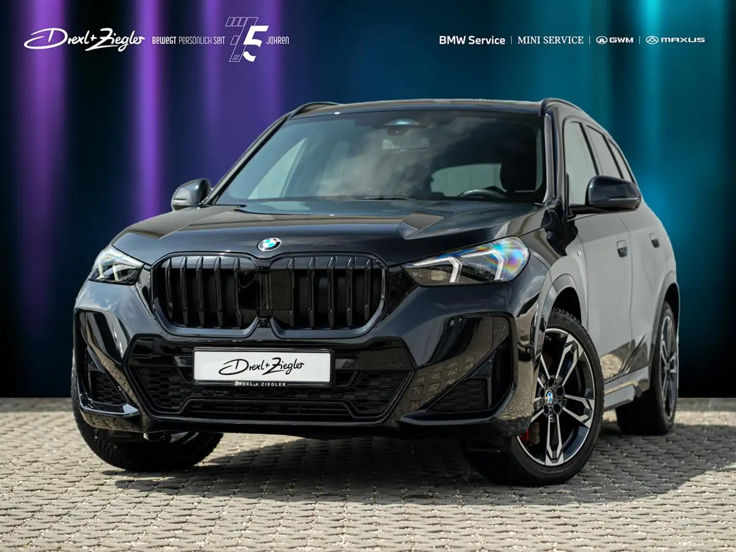 BMW X1 xDrive20d M-SportPRO 19" AHK GSD ACC HuD H&K Schwarz - 1