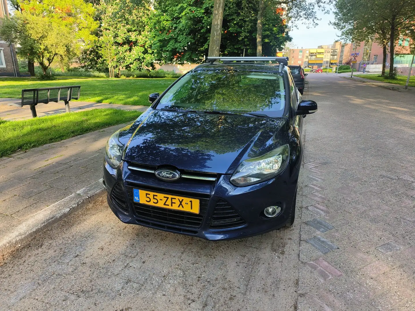 Ford Focus 1.0 EcoBoost 125Pk 2012 Grote beurt Blauw - 2