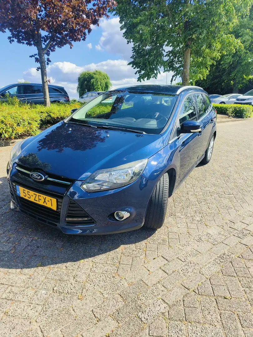 Ford Focus 1.0 EcoBoost 125Pk 2012 Grote beurt Blauw - 1