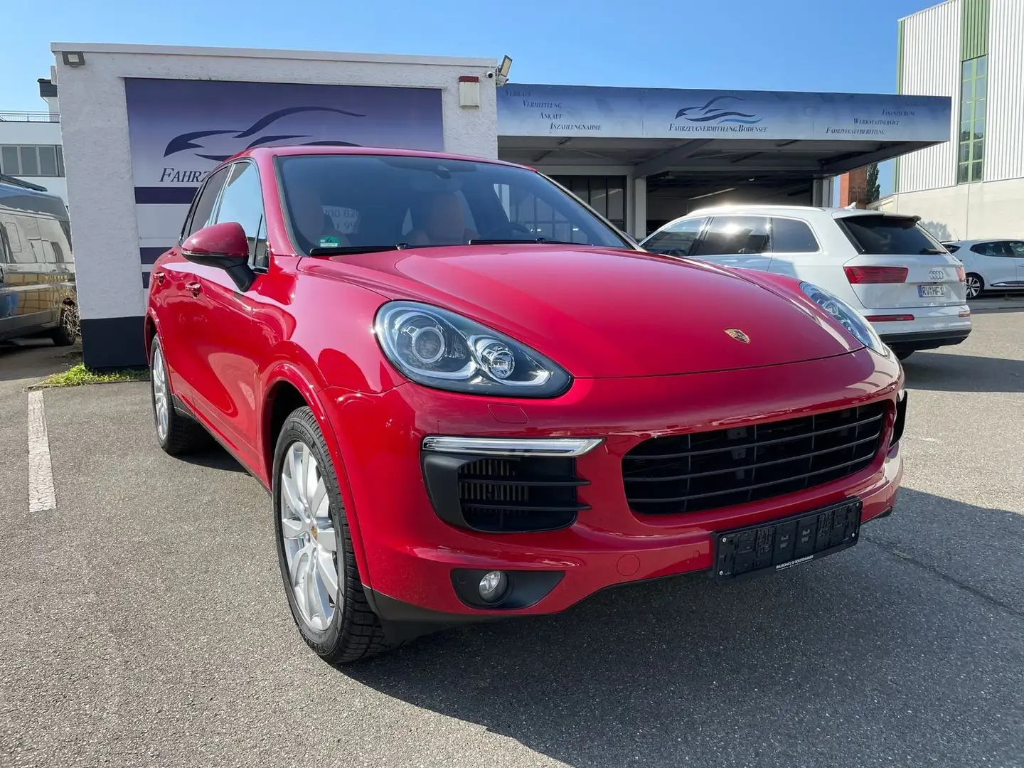 Porsche Cayenne S 1.Hand Keyless Pano Lückenlos Porsche Roşu - 2