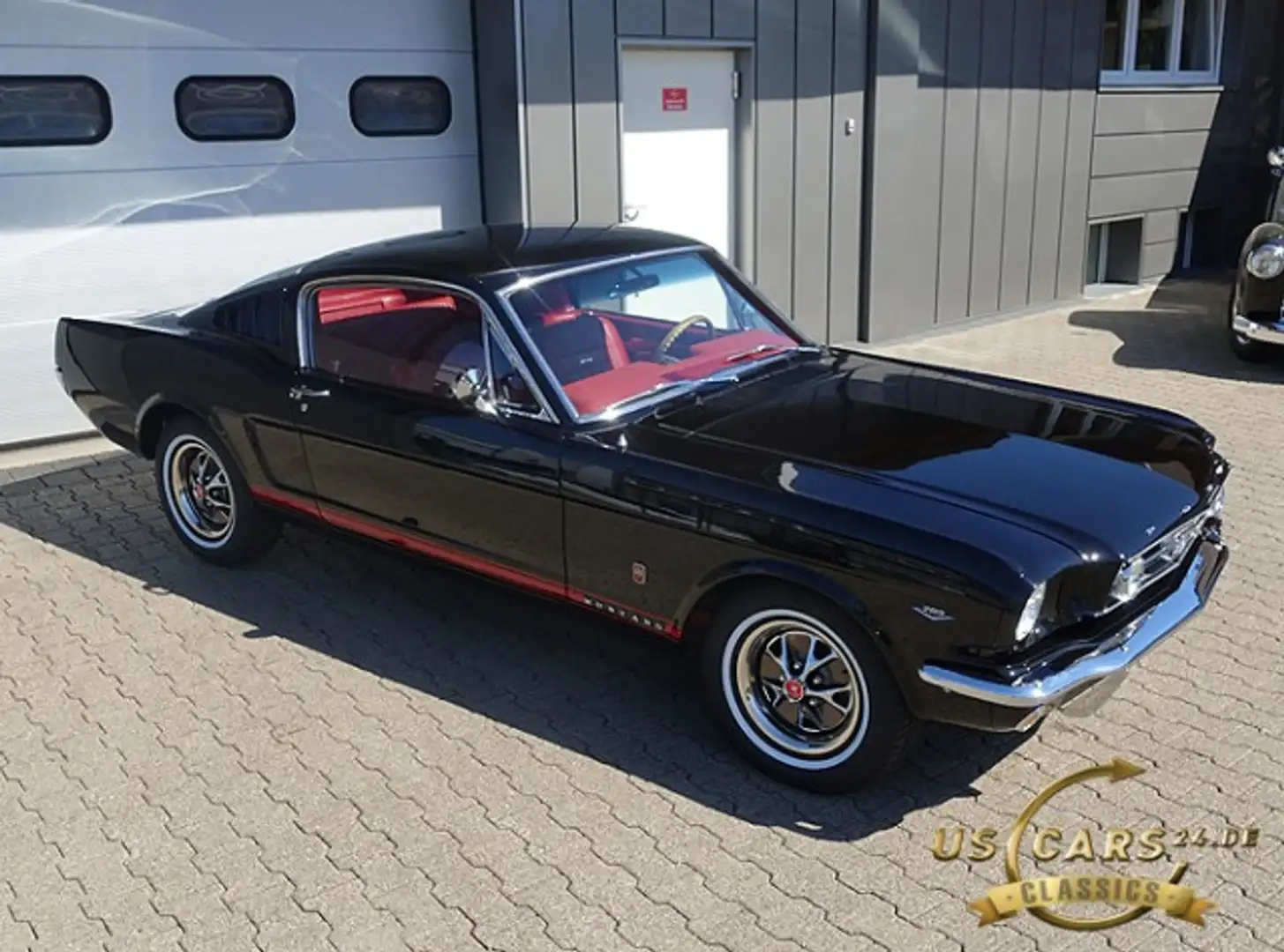 Ford Mustang Fastback GT, 289 V8, Frame-Off Restauration Schwarz - 1