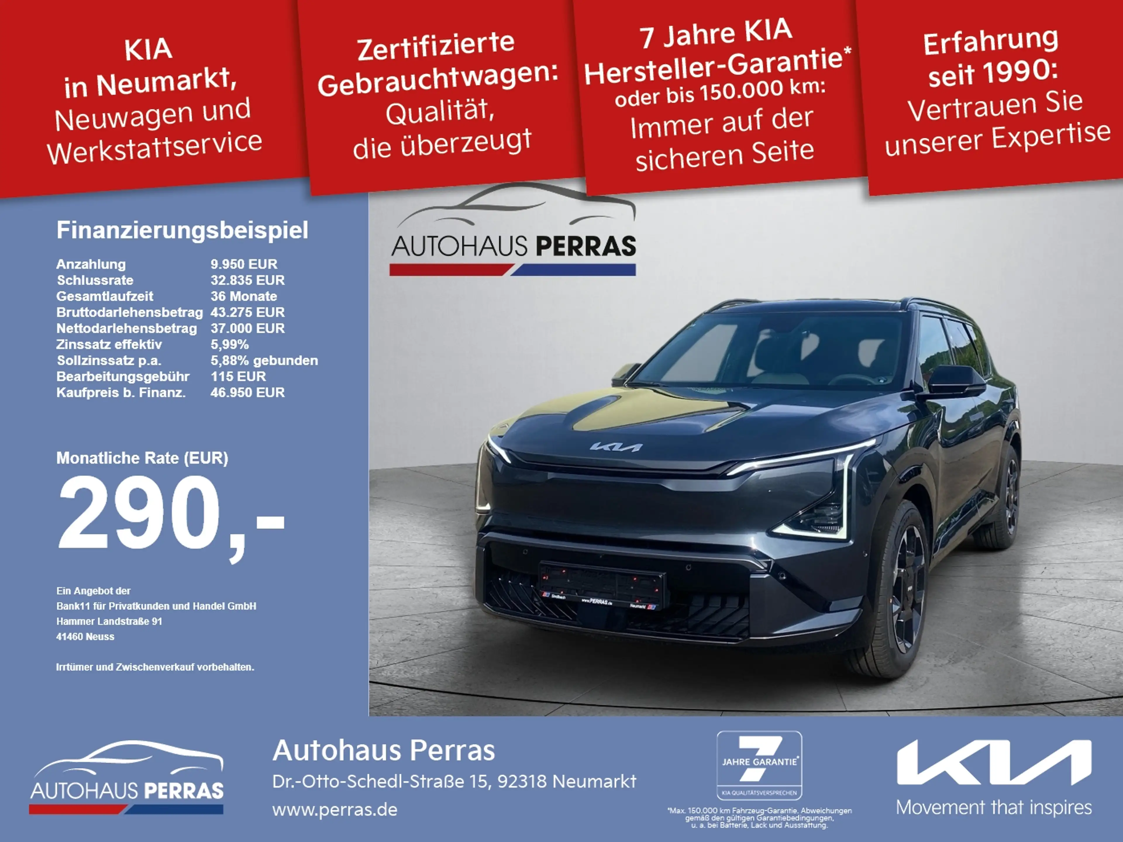 Kia EV5 2WD GTL LAUNCH EDITION Panorama Bel.Sitz+LM+PDC