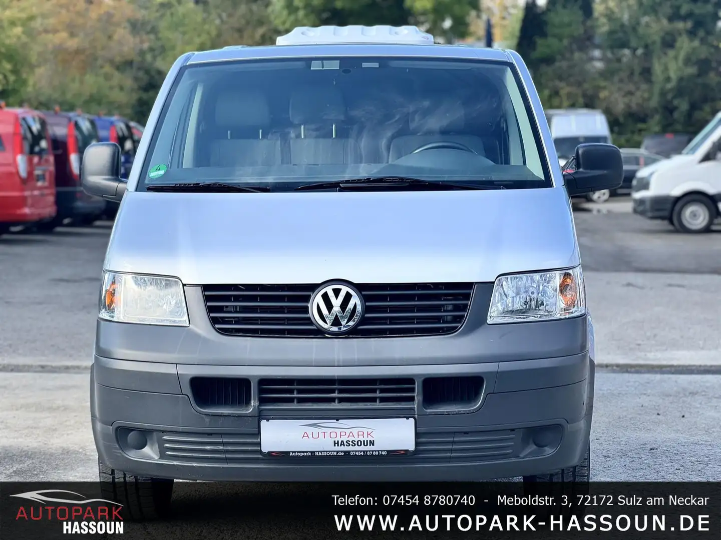 Volkswagen T5 Transporter T5 Kasten-Kombi CoolProfi TÜV 11/26 AHK Klima 3-Si Silber - 2