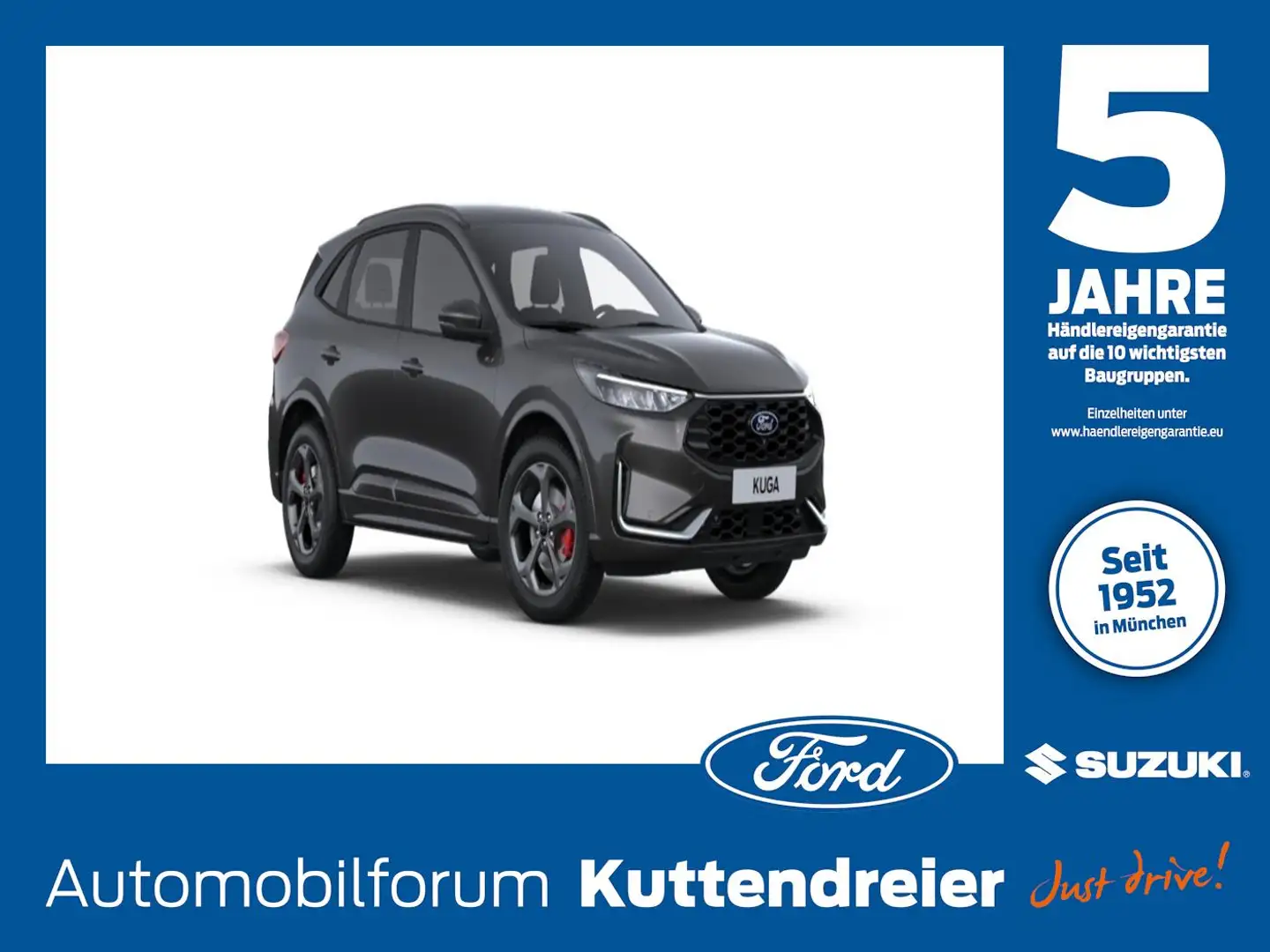 Ford Kuga ST-Line X 2.5 Hybrid 360*4XSHZ*B&O*LED-MATR Grau - 1