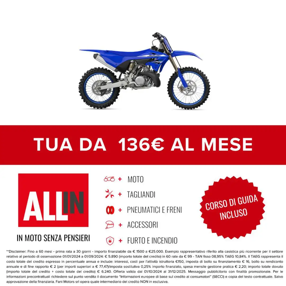Yamaha YZ 250 Icon Blue Grigio - 2