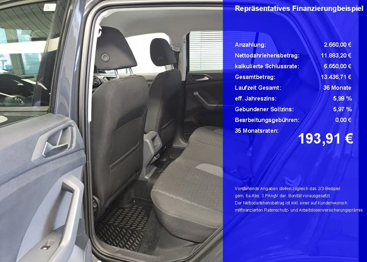 Volkswagen T-Cross Life ACC,Sitzheizung,Allwetterreifen,PDC, миниатюра 5