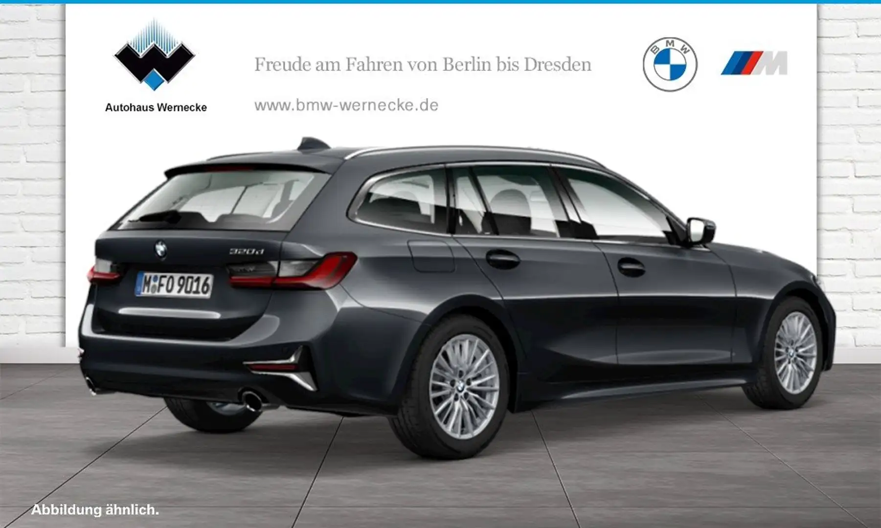 BMW 320 d Touring Luxury Line DAB Tempomat Klimaaut. Grau - 2