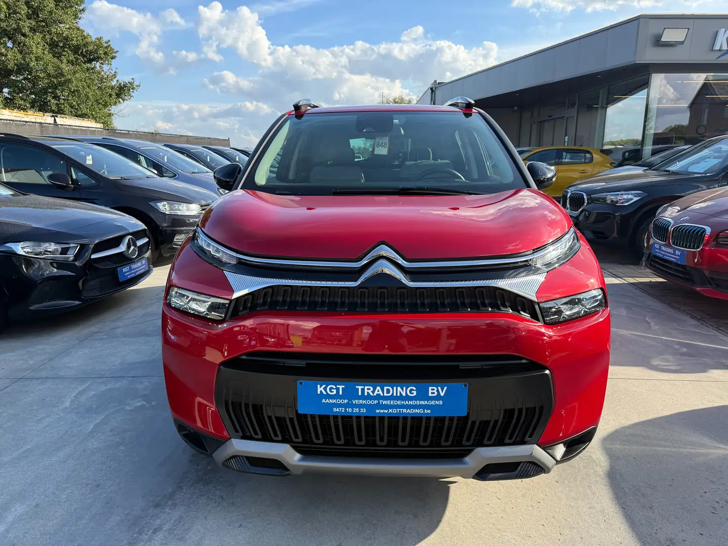 Citroen C3 Aircross 1.2i 110PK FACELIFT FULL LED ZWART LEDER CAMERA Rouge - 2