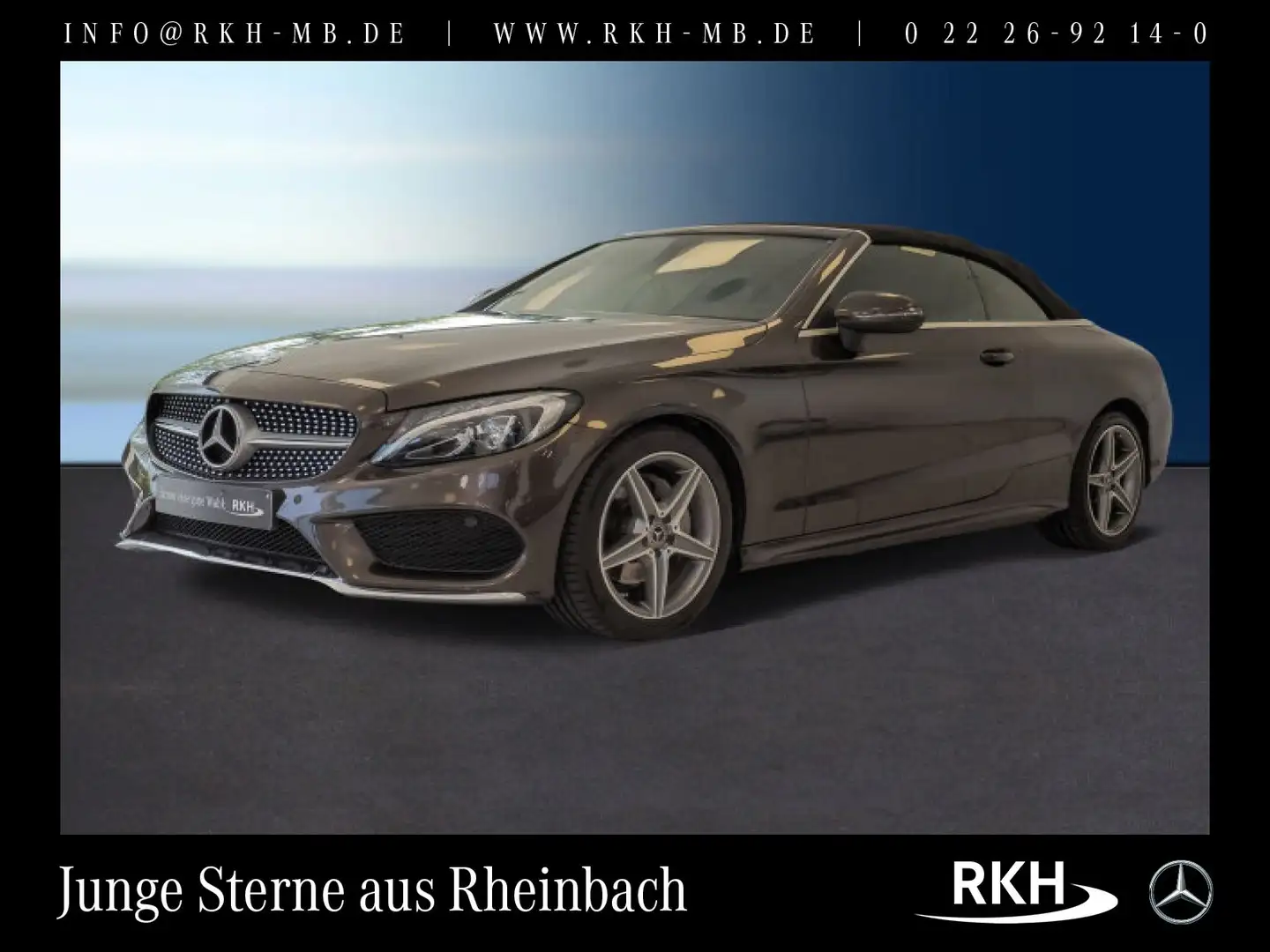 Mercedes-Benz C 180 C 180 Cabriolet AMG Line Exterieur/Navi/Styling Braun - 1