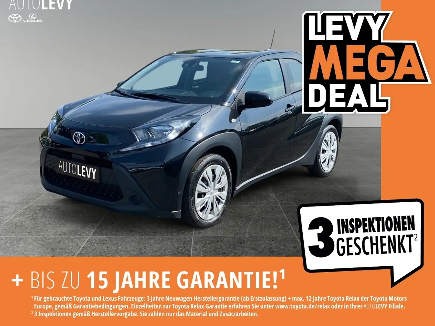 Toyota Aygo X 1.0 Business *CARPLAY*AA*KAMERA* Чорний - 1