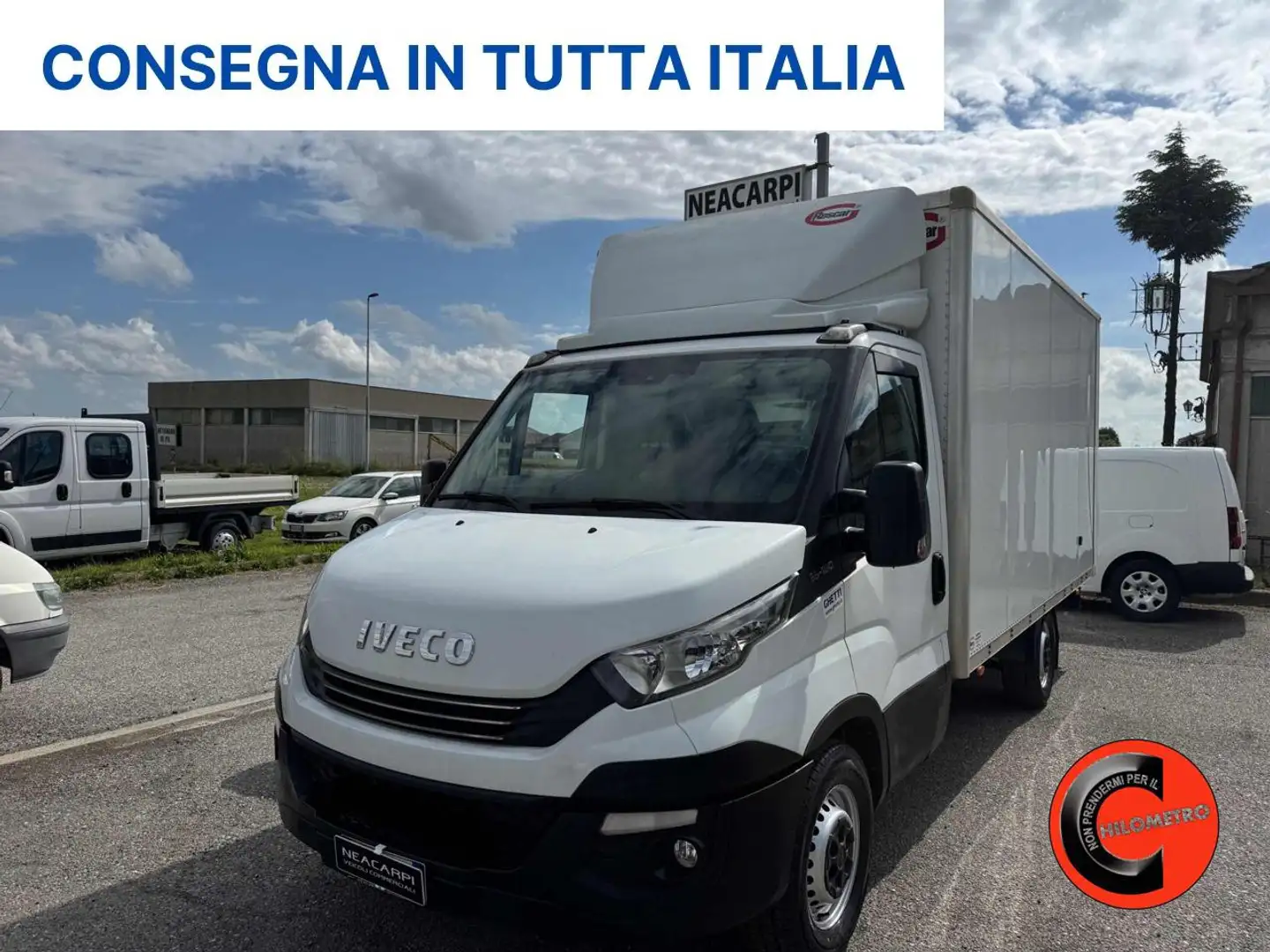 Iveco Daily 35 180CV 3.0-MATIC-CABINATO BOX LEGA-GANCIO TRAINO Blanco - 1