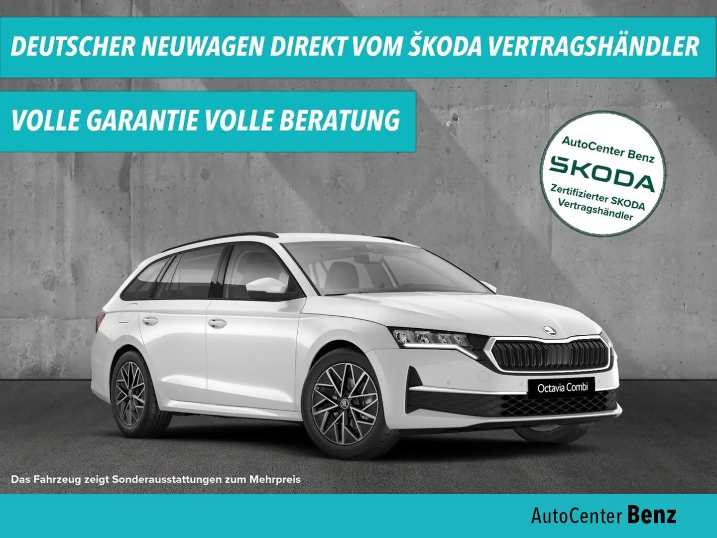 Skoda Octavia Combi 2.0 TDI Balance *pACC*AHK*LED*NAVI Klima Blanco - 1