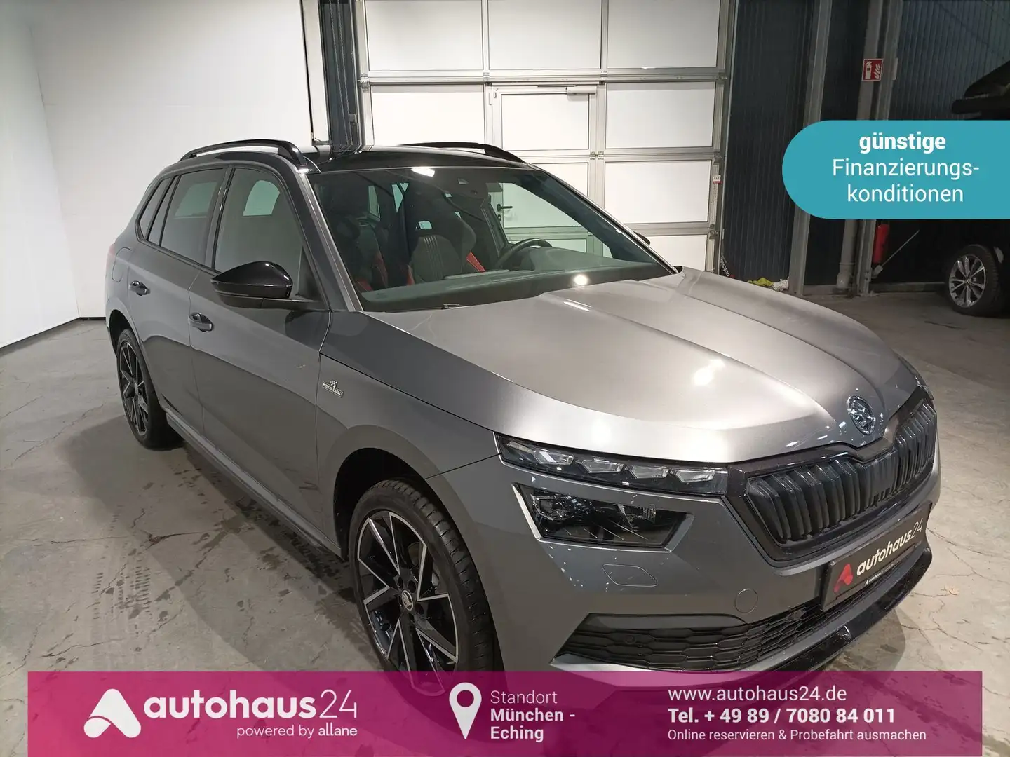 Skoda Kamiq 1.5 TSI Monte Carlo LED|Navi|Kamera|Pano Gris - 1