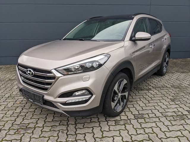 Imagine Hyundai TUCSON 2.0l Premium 4WD LED AHK Leder Panodach