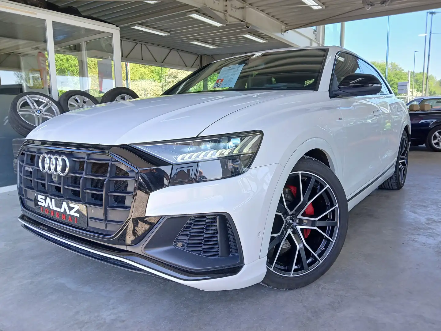 Audi Q8 50 TDi Quattro Tiptronic S-LINE/ GARANTIE 12 MOIS Blanc - 2