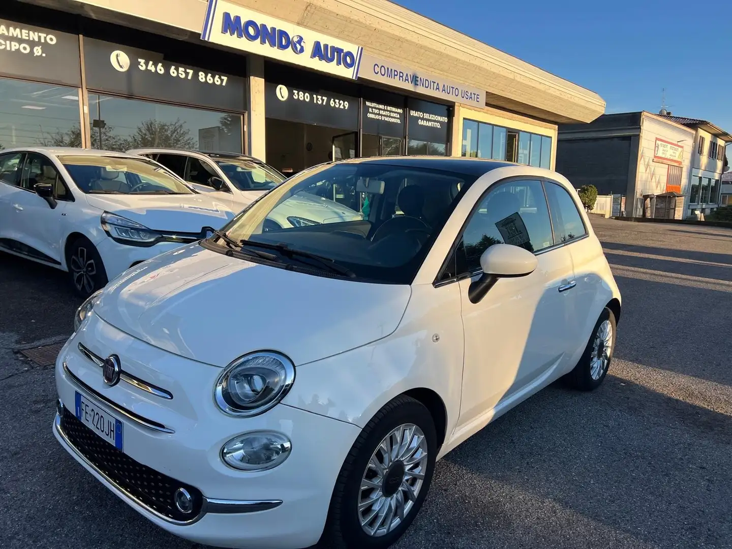 Fiat 500 1.2 Lounge 69cv *GPL 2032*NEOPATENTATI* Blanco - 1