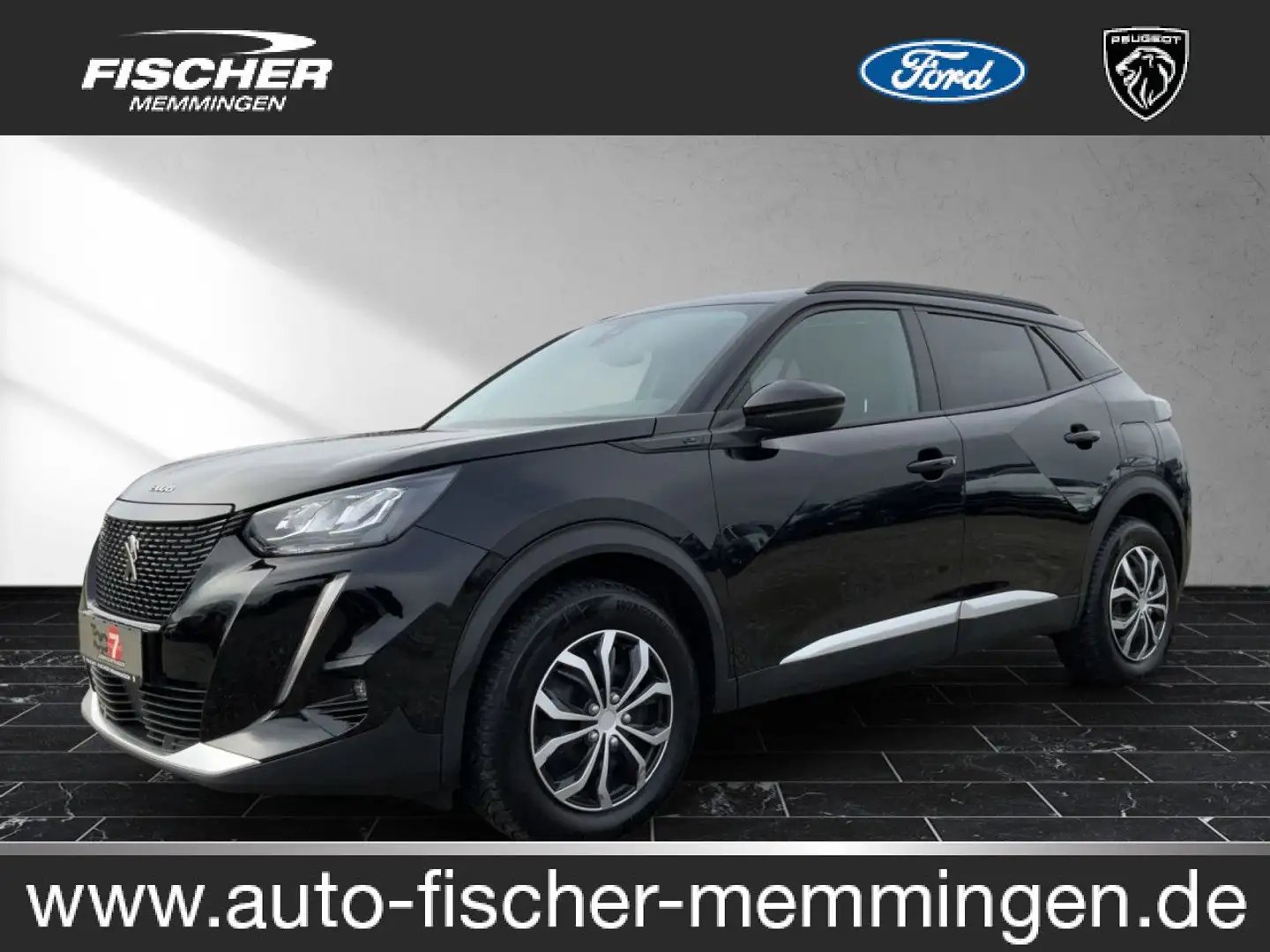 Peugeot 2008 e- Allure Pack Bluetooth Navi LED Klima Schwarz - 1