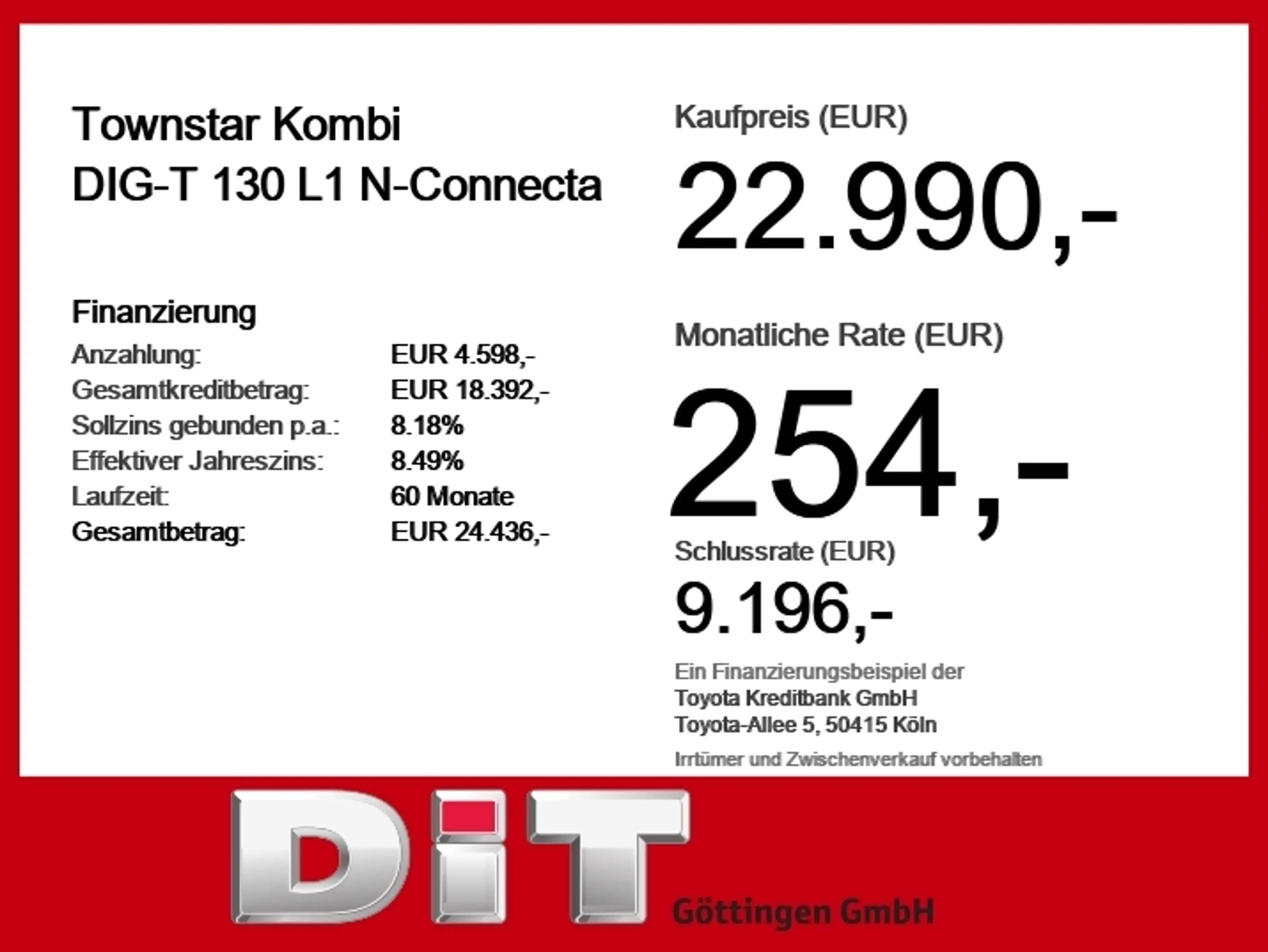 Nissan Townstar Kombi DIG-T 130 L1 N-Connecta Navi+Kam. — photo 5