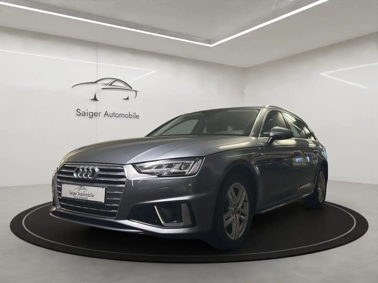 Audi A4 Avant 40 TFSI Sline Kam Navi Shk Shz lhz Gris - 1